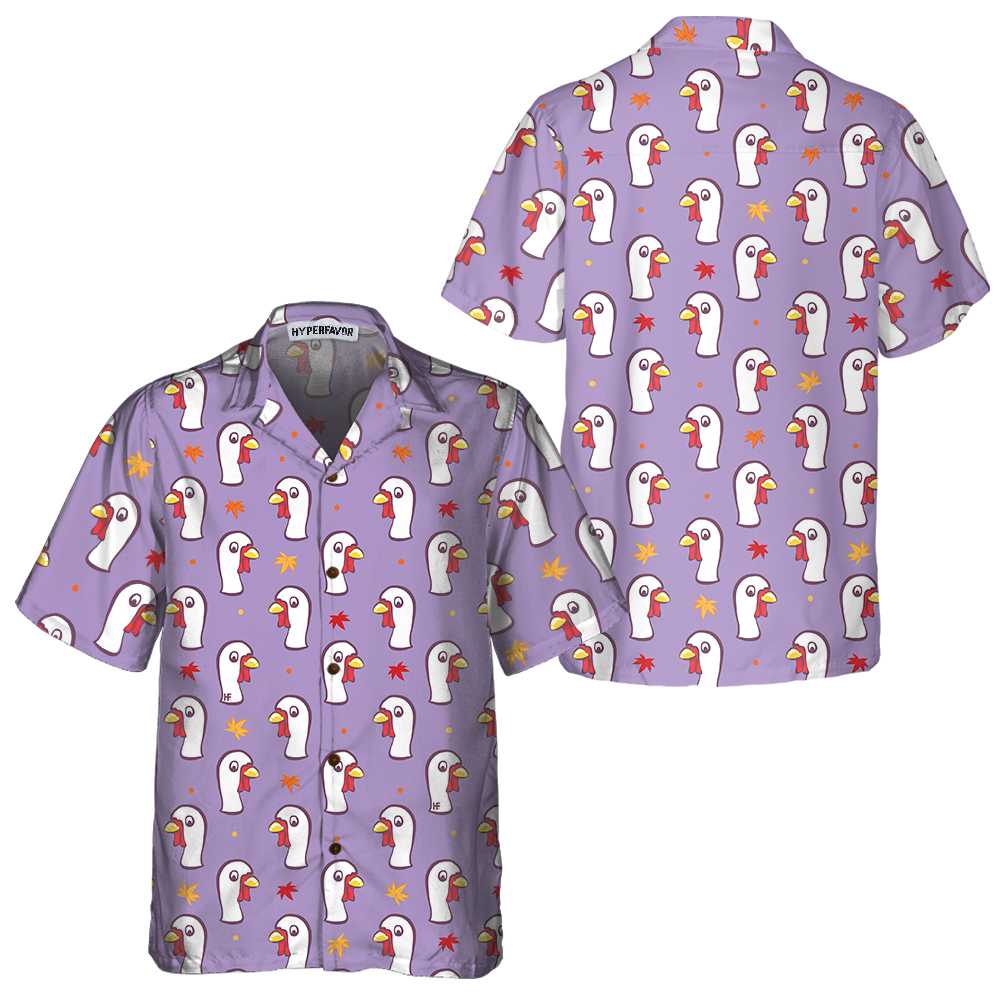 Thanksgiving White Turkey Hawaiian Shirt Gobble Gobble Shirt Best Gift For Thanksgiving Day 1